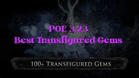 poe skill gem list|poe transfigured gems list.